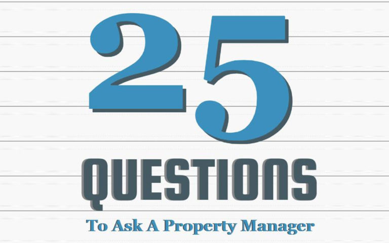 Infographic: 25 Questions to Ask a Property Manager