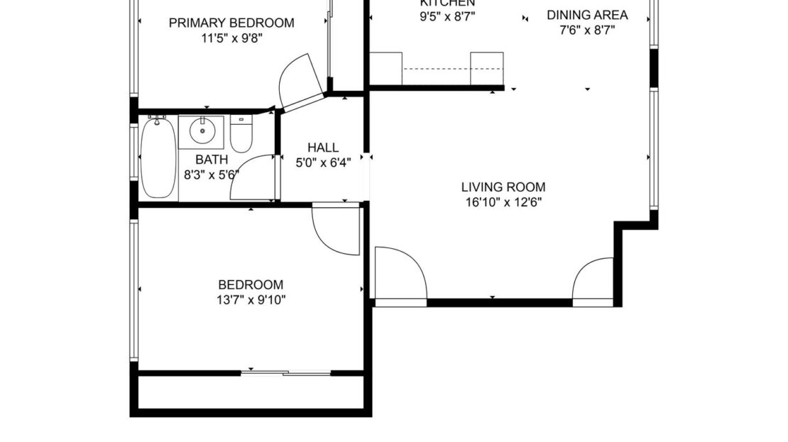 1224 W 107th St - Apt 8  #8 - Los Angeles - California - 2 bed, 1 bath rental property