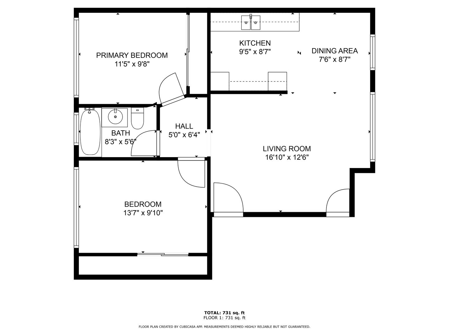 1224 W 107th St - Apt 8  #8 - Los Angeles - California - 2 bed, 1 bath rental property