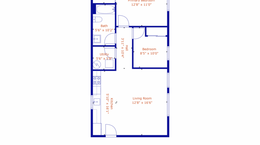 16818 SE Market St.  - Unit B - Portland - Oregon - 2 bed, 1 bath rental property