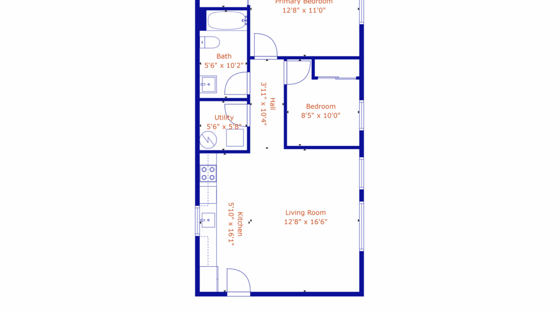 16818 SE Market St.  - Unit C - Portland - Oregon - 2 bed, 1 bath rental property
