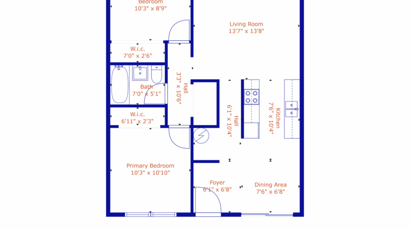 1825 NE Roberts AVE   - Gresham - Oregon - 2 bed, 1 bath rental property