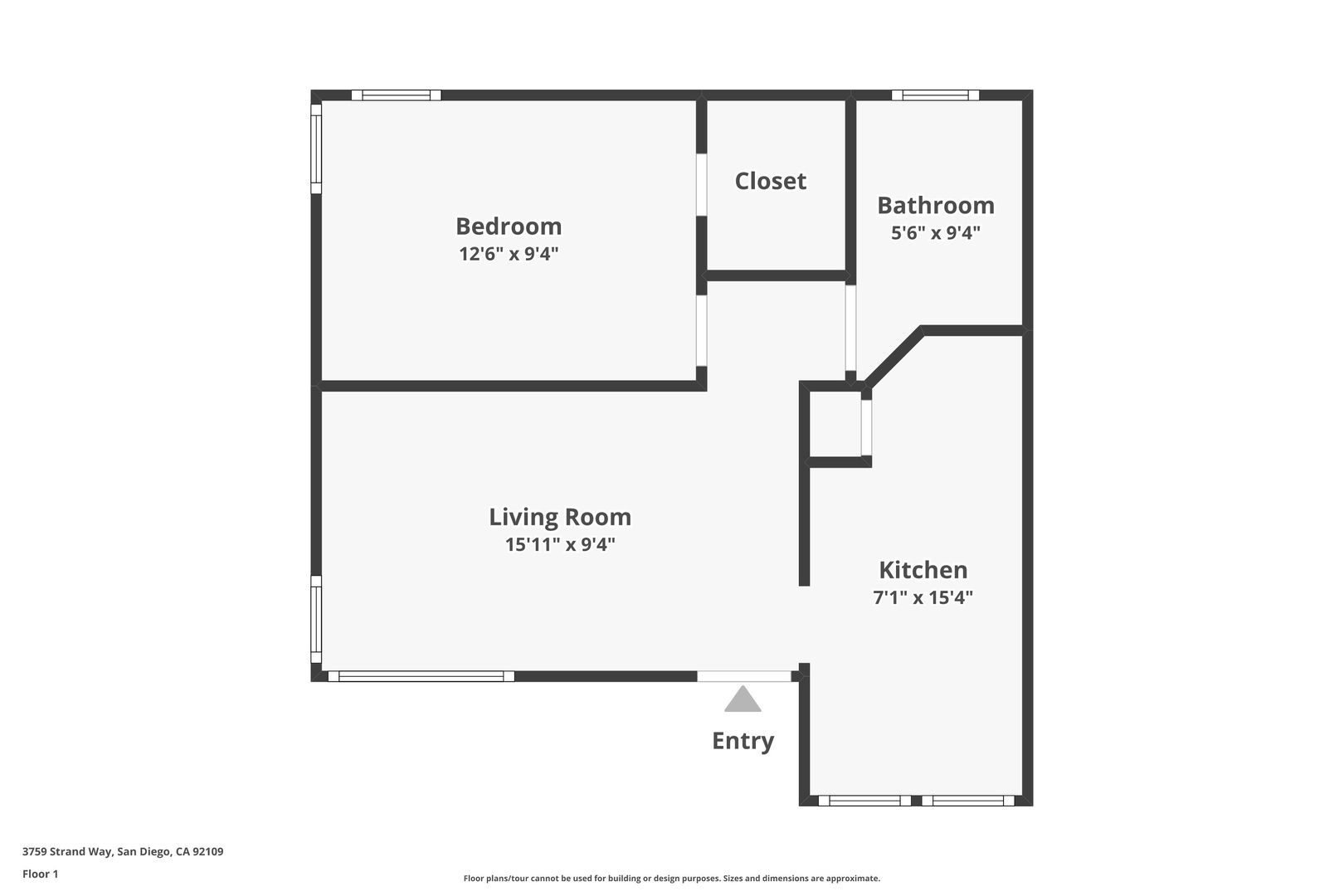 3759 Strand Way - San Diego - California - 1 bed, 1 bath rental property
