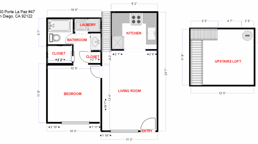 4050 Porte La Paz #47 - San Diego - California - 1 bed, 1 bath rental property