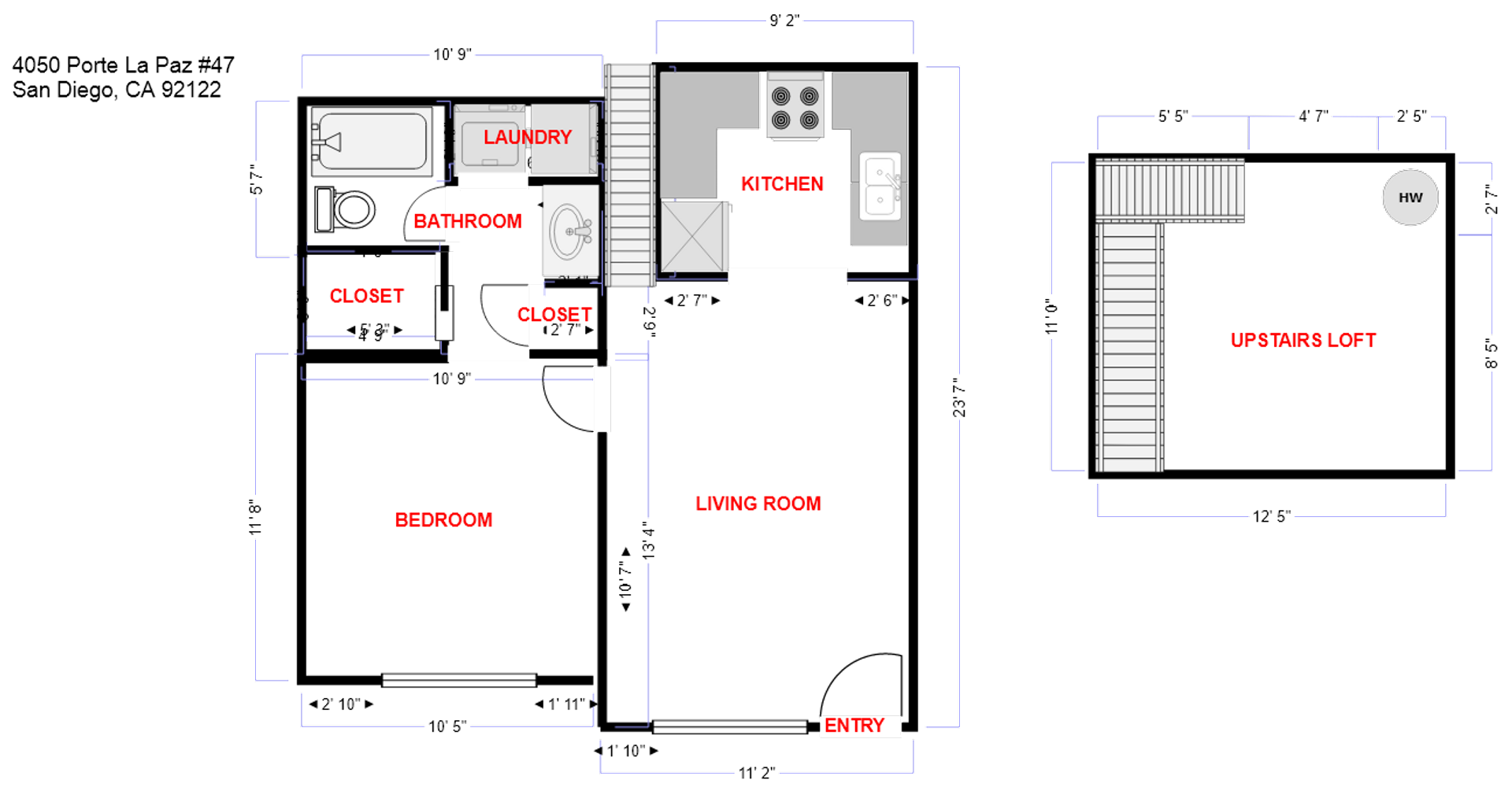 4050 Porte La Paz #47 - San Diego - California - 1 bed, 1 bath rental property