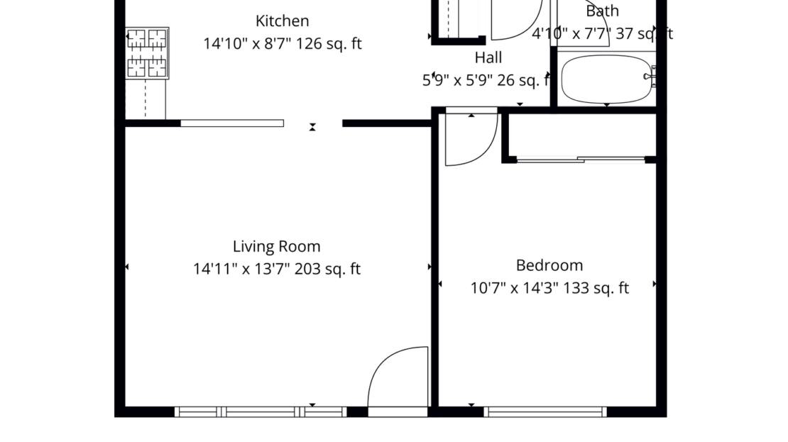 45371 Park Street - Unit 1 - Indio - California - 1 bed, 1 bath rental property