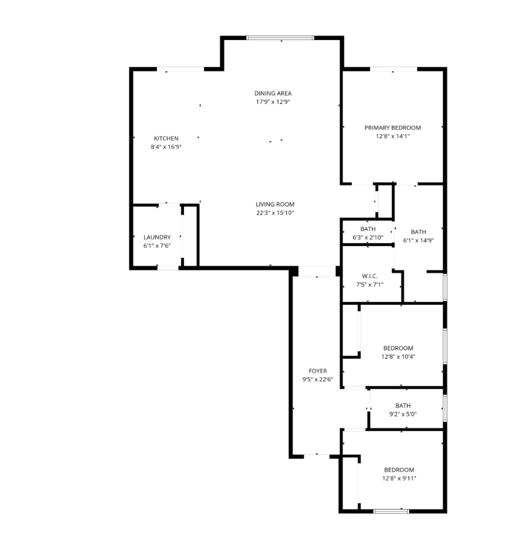 6169 E. Garland Ave  - Fresno - California - 3 bed, 2 bath rental property