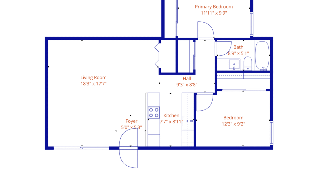 45-H SE 73rd Avenue - Portland - Oregon - 2 bed, 1 bath rental property