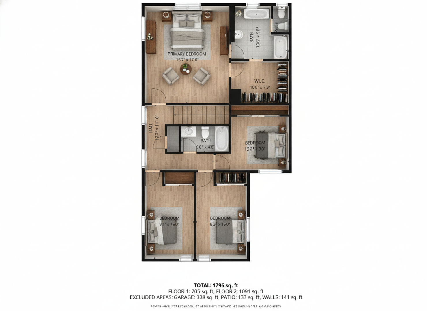 6432 Spiced Butter Rum St - North Las Vegas - Nevada - 4 bed, 2.5 bath rental property