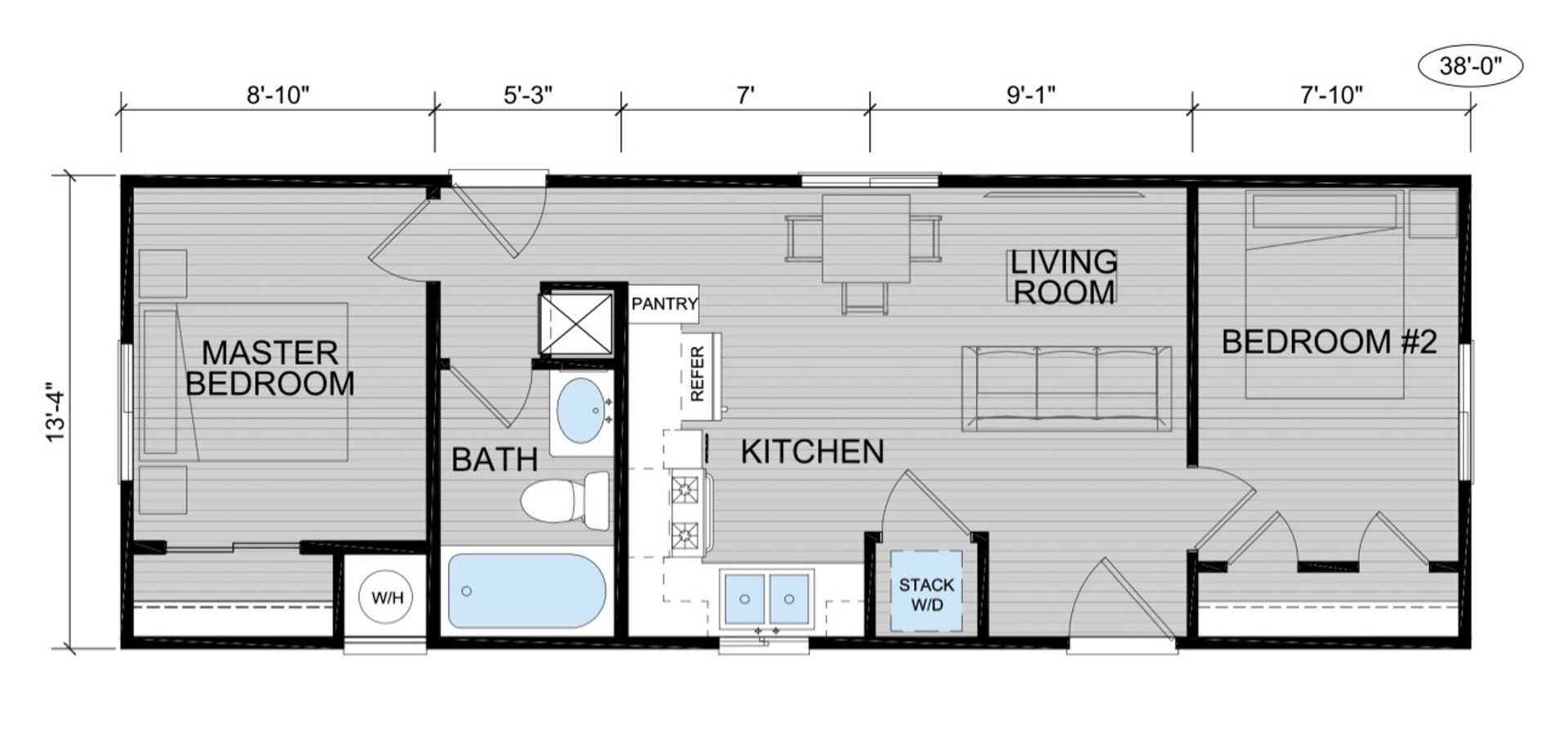 7697 Torrem St. - La Mesa - California - 2 bed, 1 bath rental property