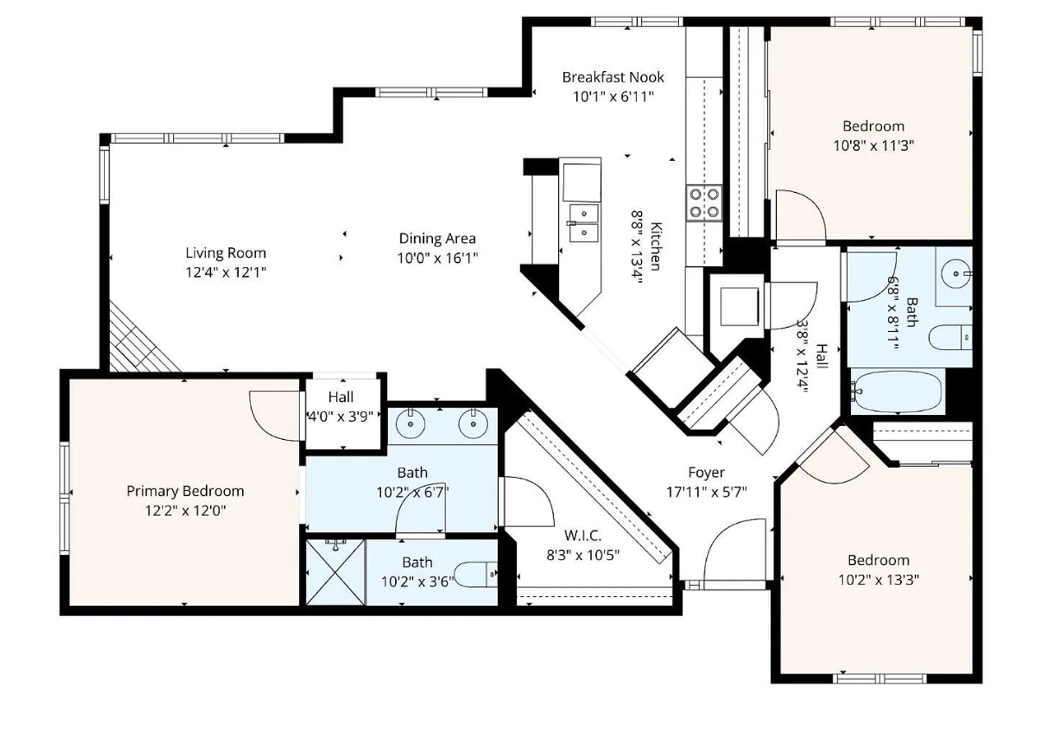 101 Crescent Way #2312 - San Francisco - California - 3 bed, 2 bath rental property