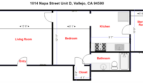 1014 Napa Street Unit D - Vallejo - California - 1 bed, 1 bath rental property
