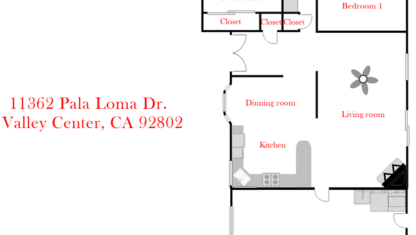 11362 Pala Loma Dr - Valley Center - California - 3 bed, 2 bath rental property