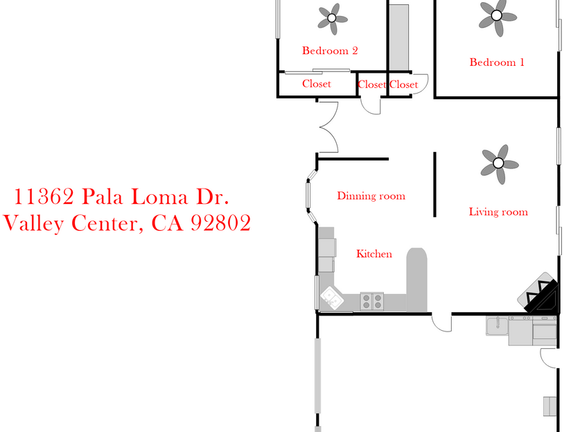 11362 Pala Loma Dr - Valley Center - California - 3 bed, 2 bath rental property
