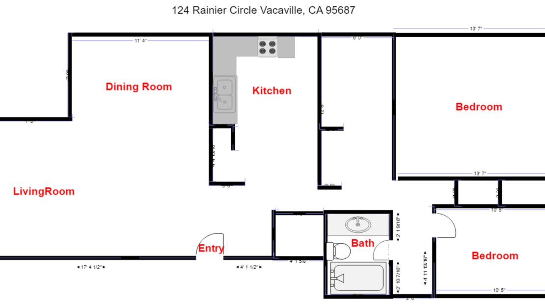 124 Rainier Circle - Vacaville - California - 2 bed, 2 bath rental property