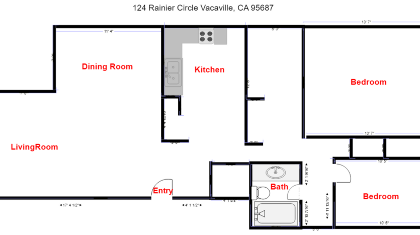 124 Rainier Circle - Vacaville - California - 2 bed, 2 bath rental property