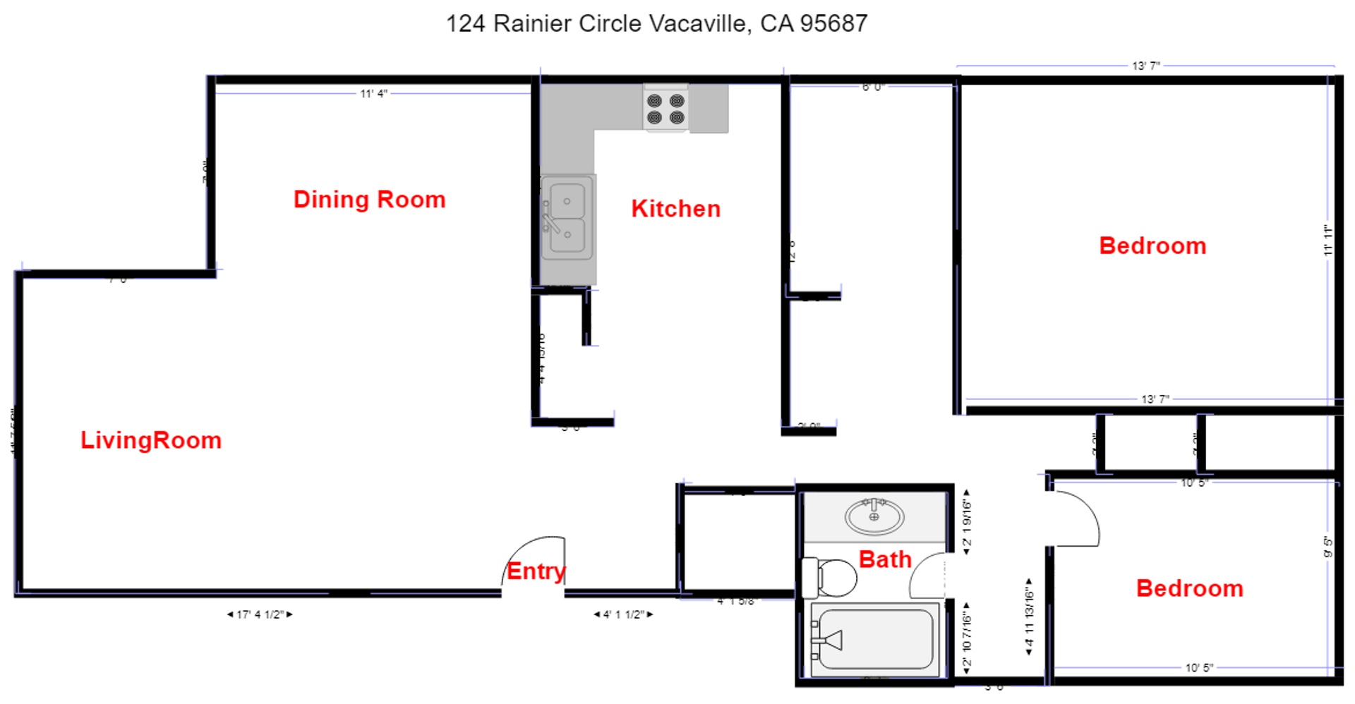 124 Rainier Circle - Vacaville - California - 2 bed, 2 bath rental property
