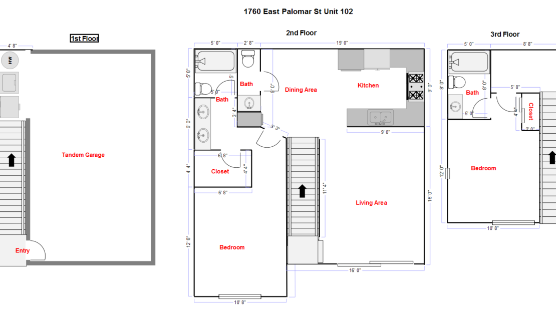 1760 E. Palomar Street #102 - Chula Vista - California - 2 bed, 2.5 bath rental property