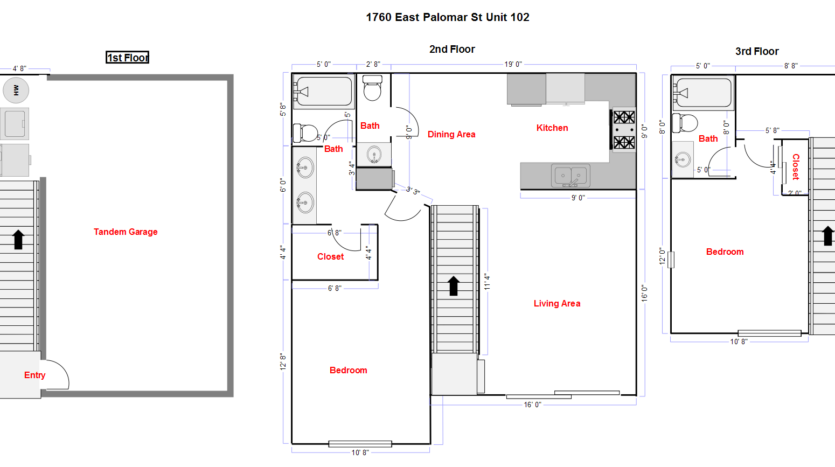 1760 E. Palomar Street #102 - Chula Vista - California - 2 bed, 2.5 bath rental property