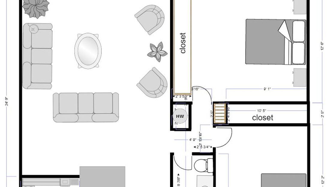 2225 Glenneyre St, #I - Laguna Beach - California - 2 bed, 1 bath rental property