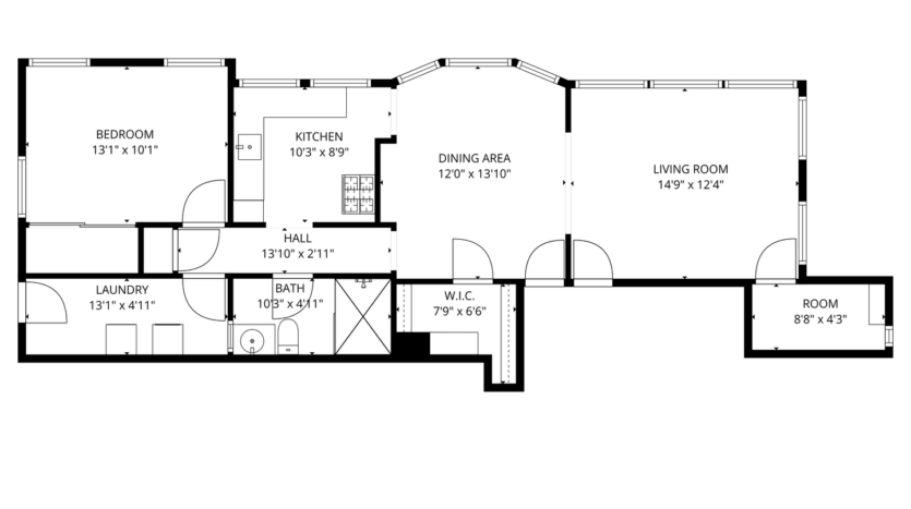 3520-3526  White House Place - Los Angeles - California - 1 bed, 1 bath rental property