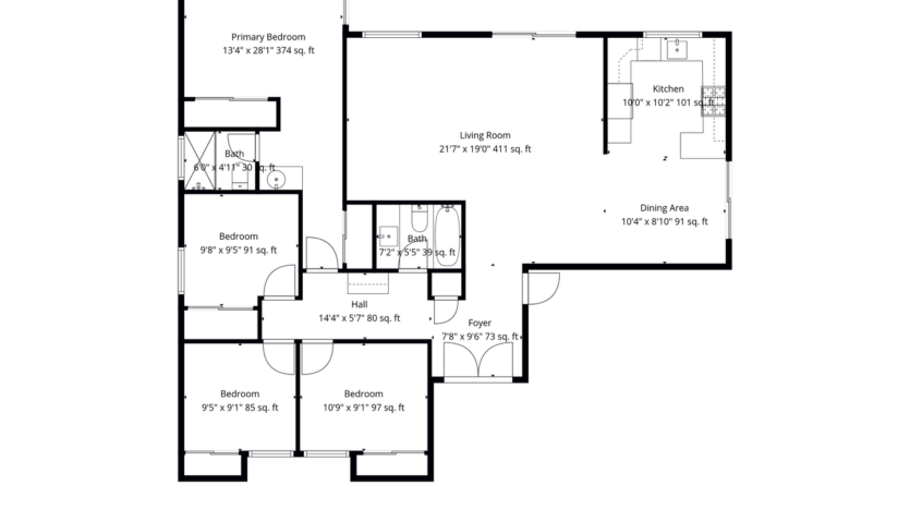 906 Arroyo Vista Dr - Palm Springs - California - 4 bed, 2 bath rental property