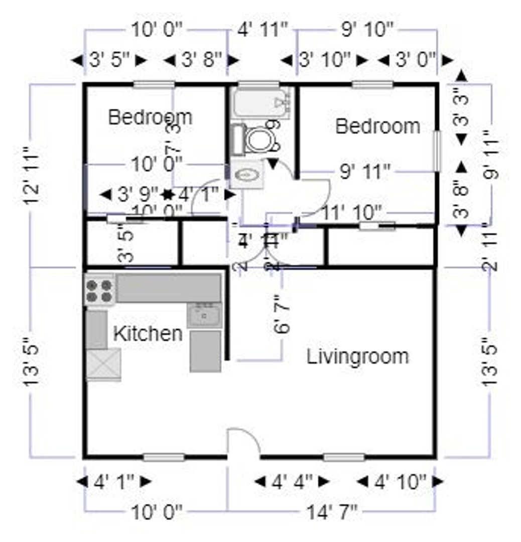 930 Paiute Lane - #2 - Susanville - California - 2 bed, 1 bath rental property