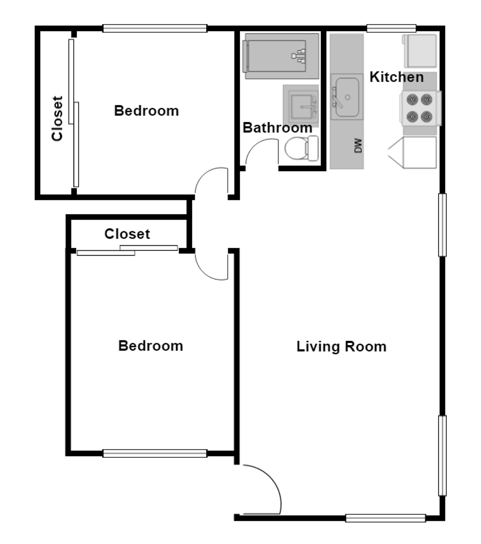 1258 Pacific Beach Drive  - San Diego - California - 2 bed, 1 bath rental property