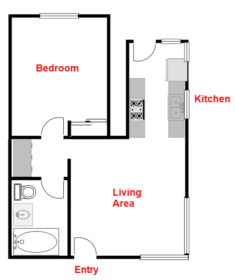 1633-1639 Hornblend St. - San Diego - California - 1 bed, 1 bath rental property
