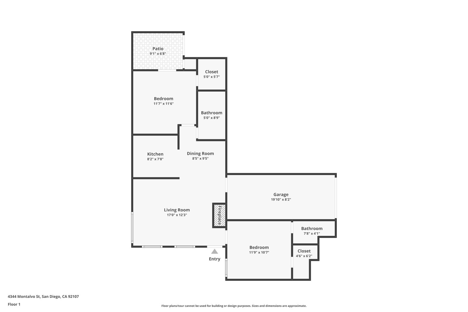 4344 Montalvo st - San Diego - California - 2 bed, 2 bath rental property