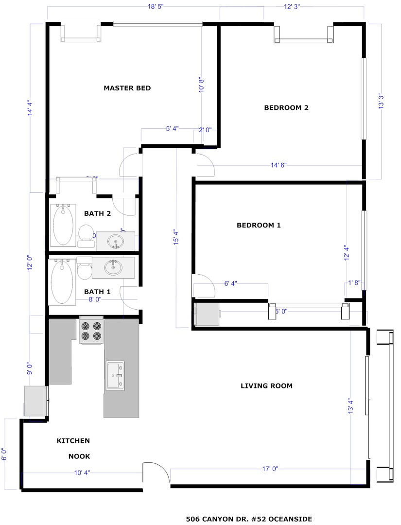 506 Canyon Drive #52 - Oceanside - California - 3 bed, 2 bath rental property