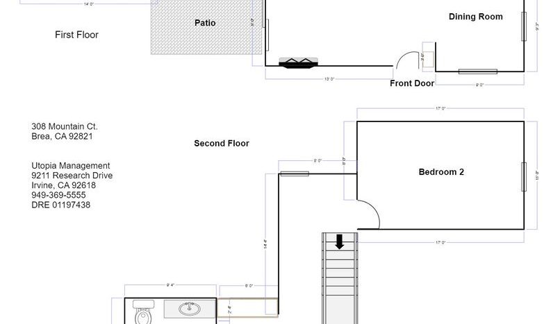 308 Mountain Ct. - Brea - California - 3 bed, 2 bath rental property