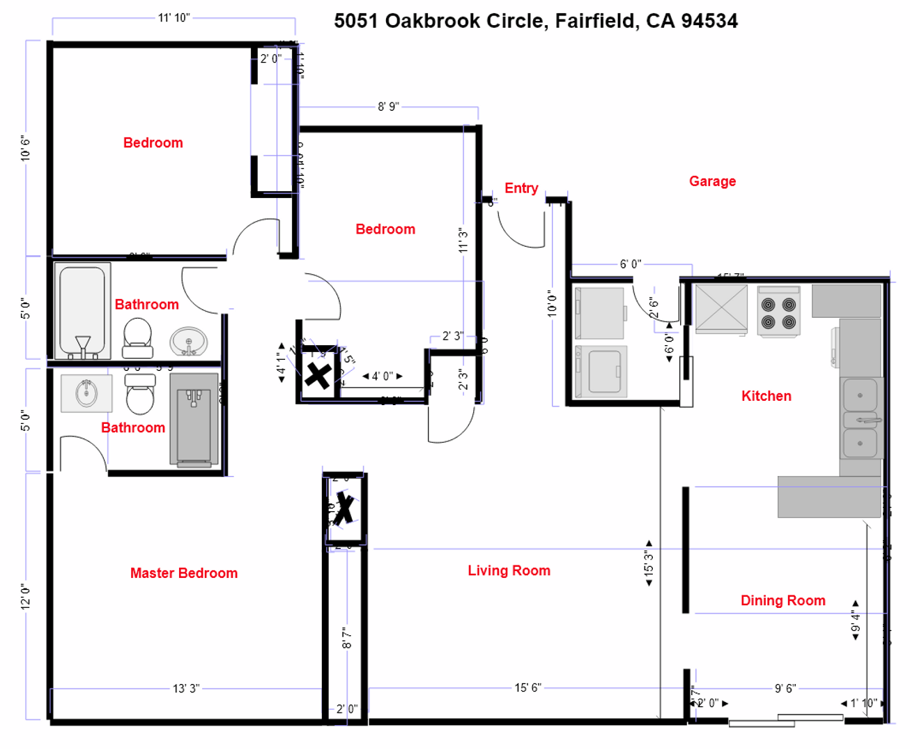 5051 Oakbrook Circle - Fairfield - California - 3 bed, 2 bath rental property