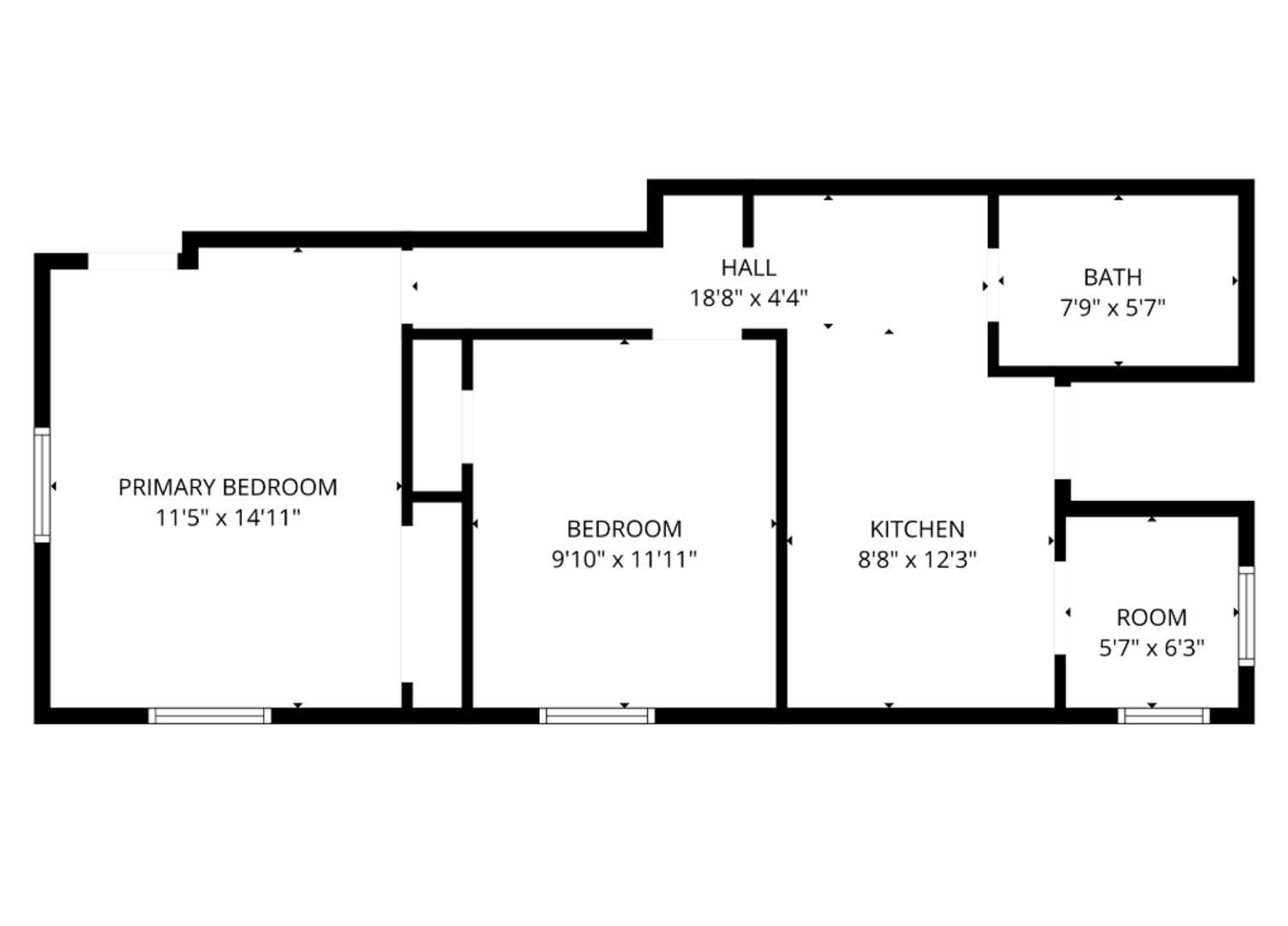 704 S Howard St Apt B - Corona - California - 2 bed, 1 bath rental property