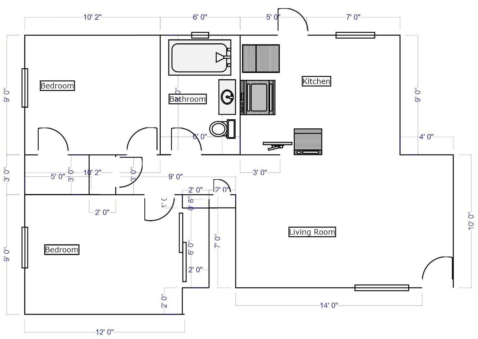 129 Daisy Avenue - Imperial Beach - California - 2 bed, 1 bath rental property