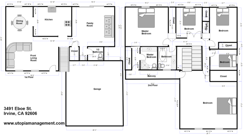 3491 Eboe St. - Irvine - California - 5 bed, 2.5 bath rental property