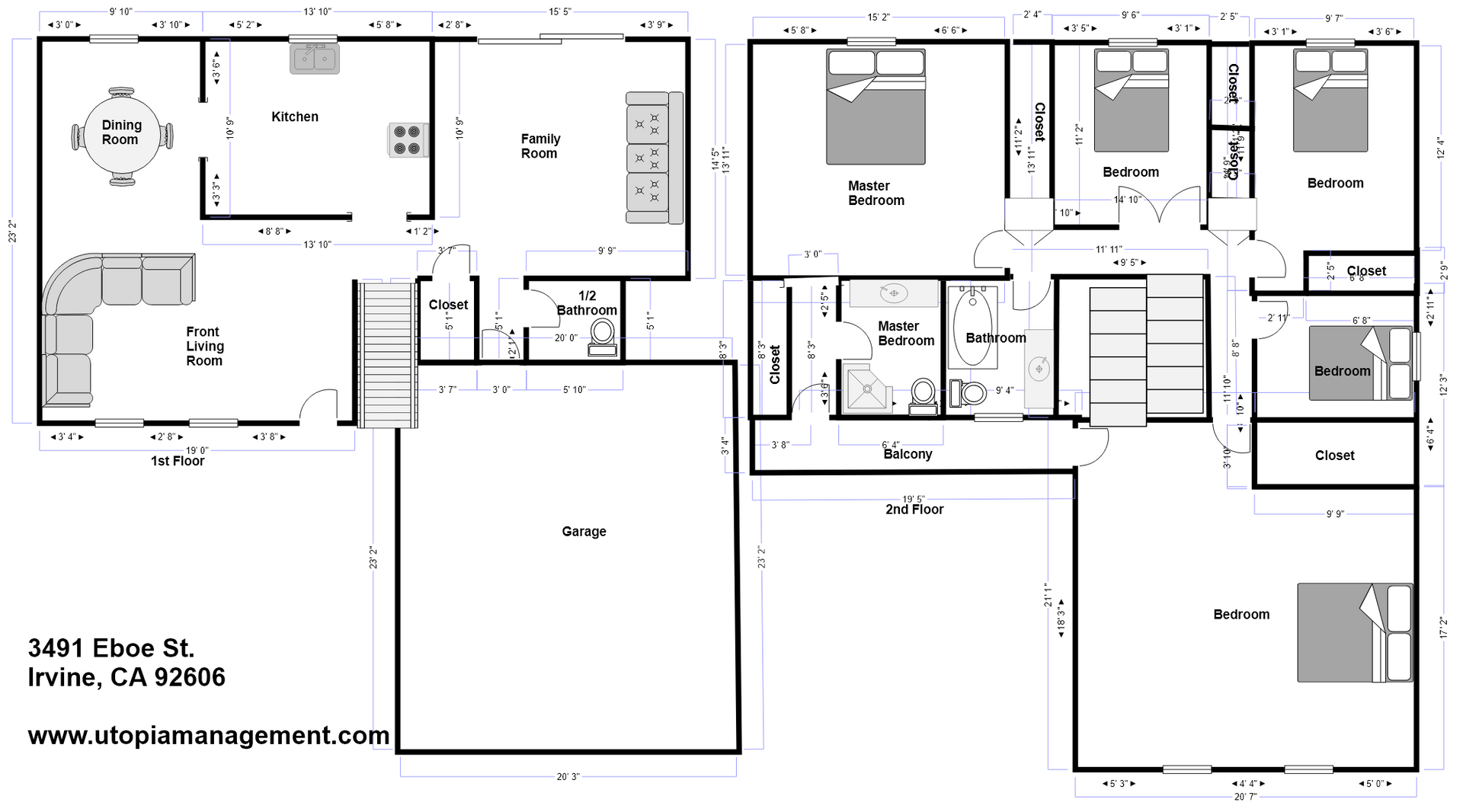 3491 Eboe St. - Irvine - California - 5 bed, 2.5 bath rental property