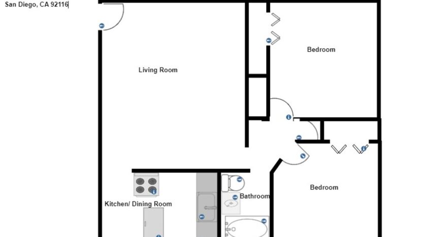 4458 Kansas Street #1 - San Diego - California - 2 bed, 1 bath rental property