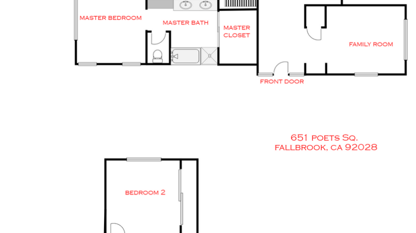 651 Poets Square - Fallbrook - California - 4 bed, 2.5 bath rental property