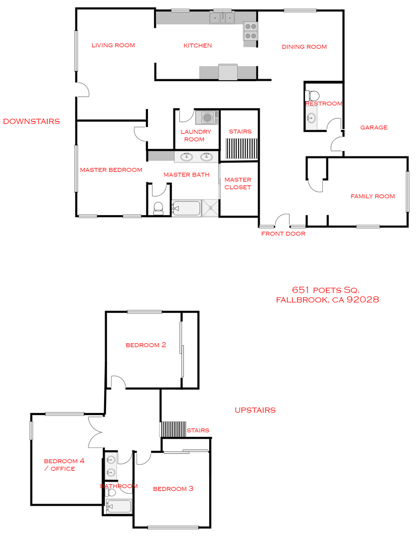 651 Poets Square - Fallbrook - California - 4 bed, 2.5 bath rental property
