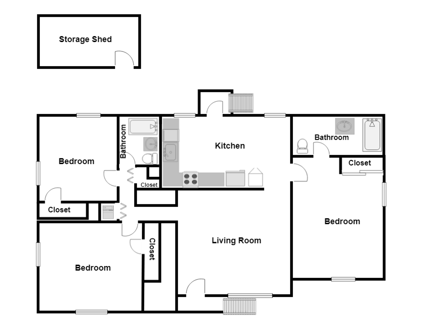 2076 Thomas Ave. - San Diego - California - 3 bed, 2 bath rental property