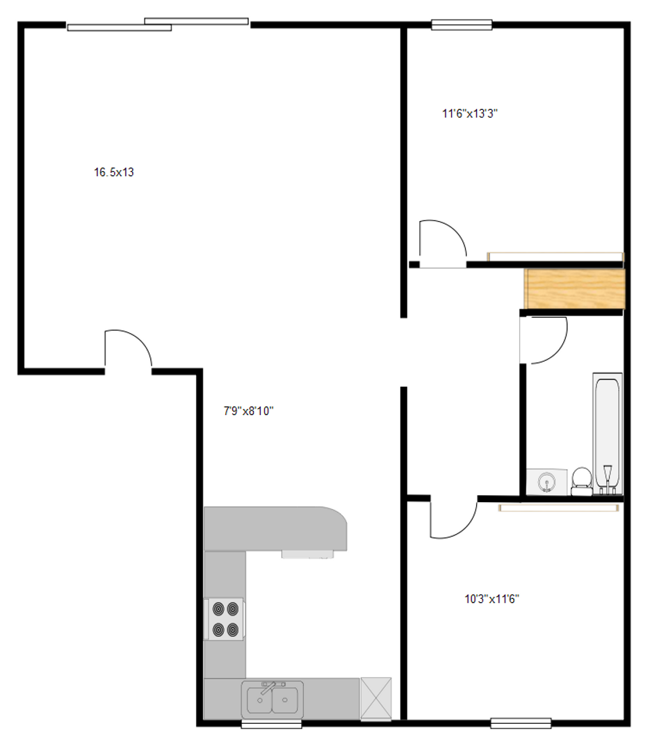 421 South Mollison Avenue - El Cajon - California - 2 bed, 1 bath rental property