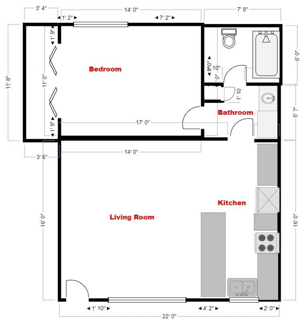 421 South Mollison Avenue - El Cajon - California - 1 bed, 1 bath rental property