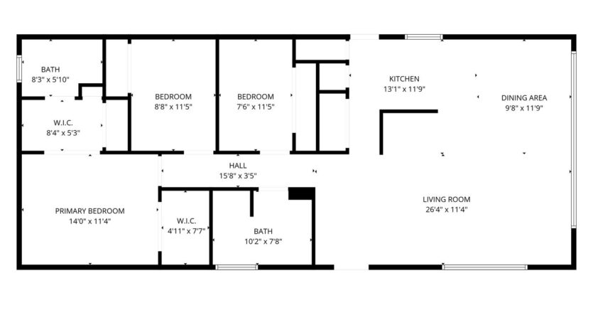 6060 Yellowstone Ave - Las Vegas - Nevada - 3 bed, 2 bath rental property