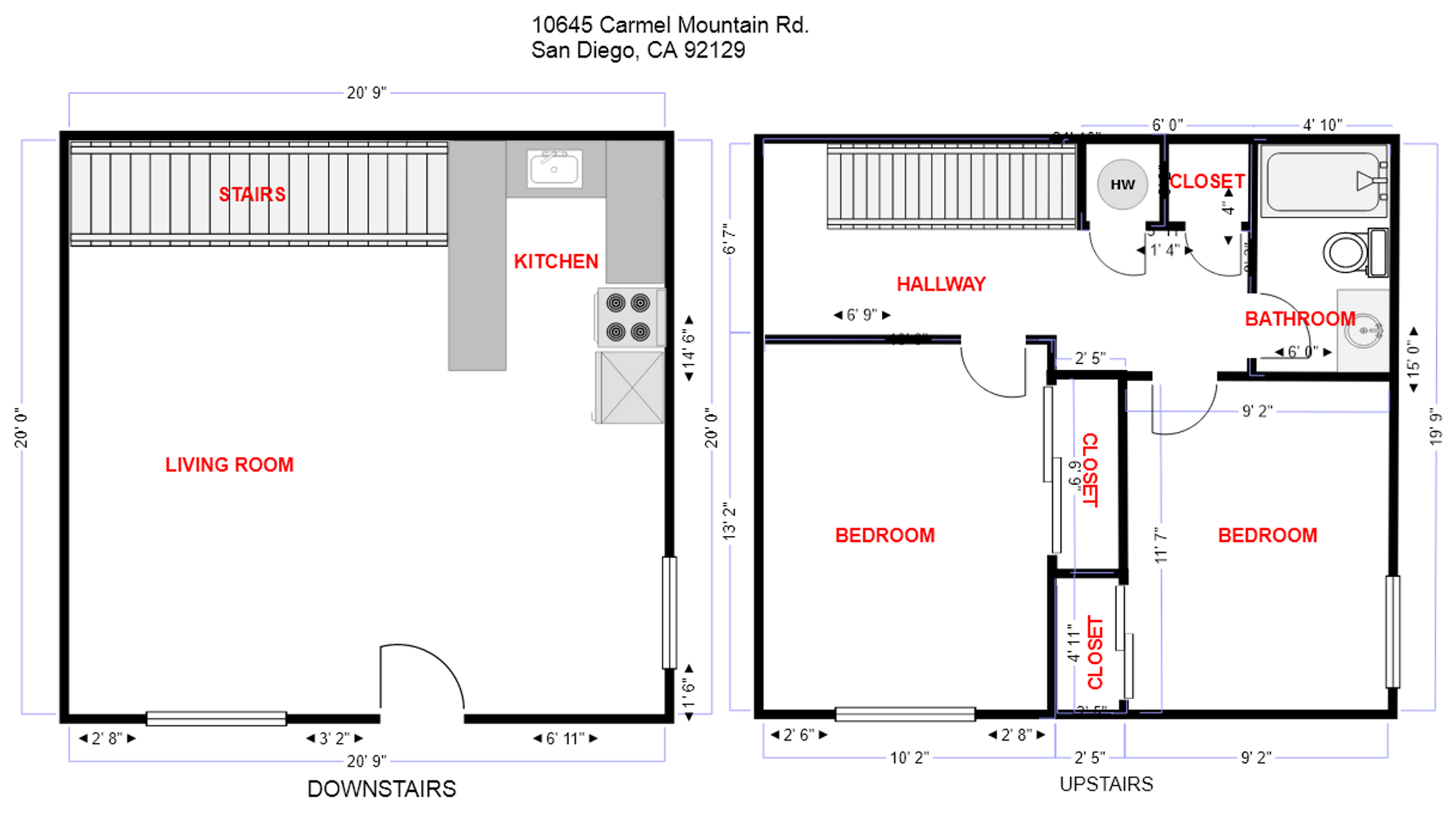 10645 Carmel Mountain Road - San Diego - California - 2 bed, 1 bath rental property