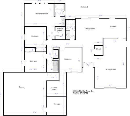 17861 Martha Anne Dr. - Tustin - California - 4 bed, 2 bath rental property
