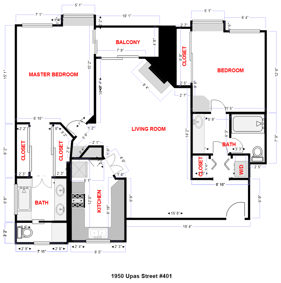 1950 Upas Street #401 - San Diego - California - 2 bed, 2 bath rental property