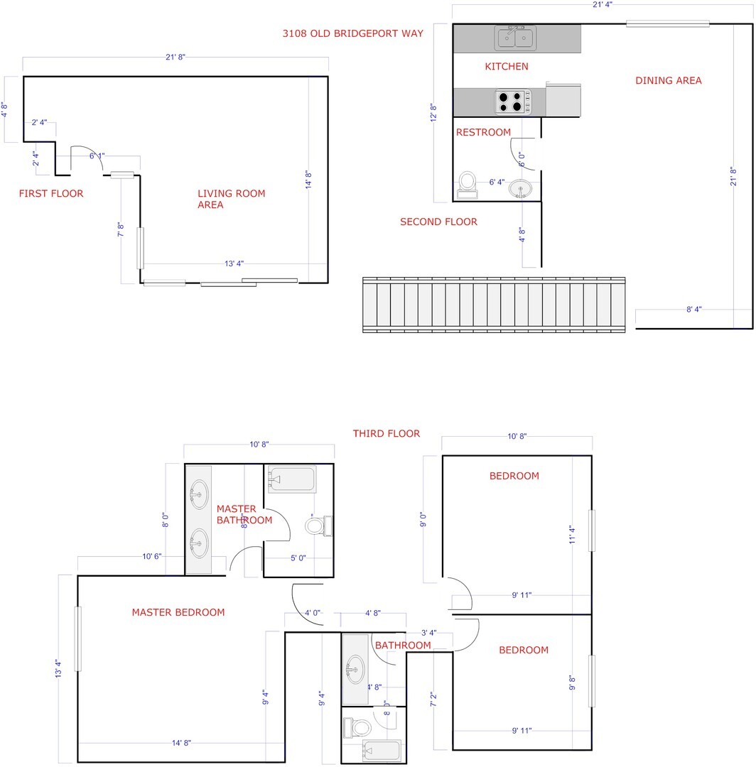 3108 Old Bridgeport Way - San Diego - California - 3 bed, 2.5 bath rental property