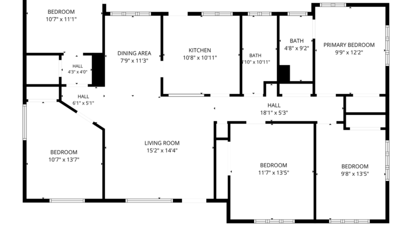 825 Monroe St. NE - Albuquerque - New Mexico - 4 bed, 2 bath rental property