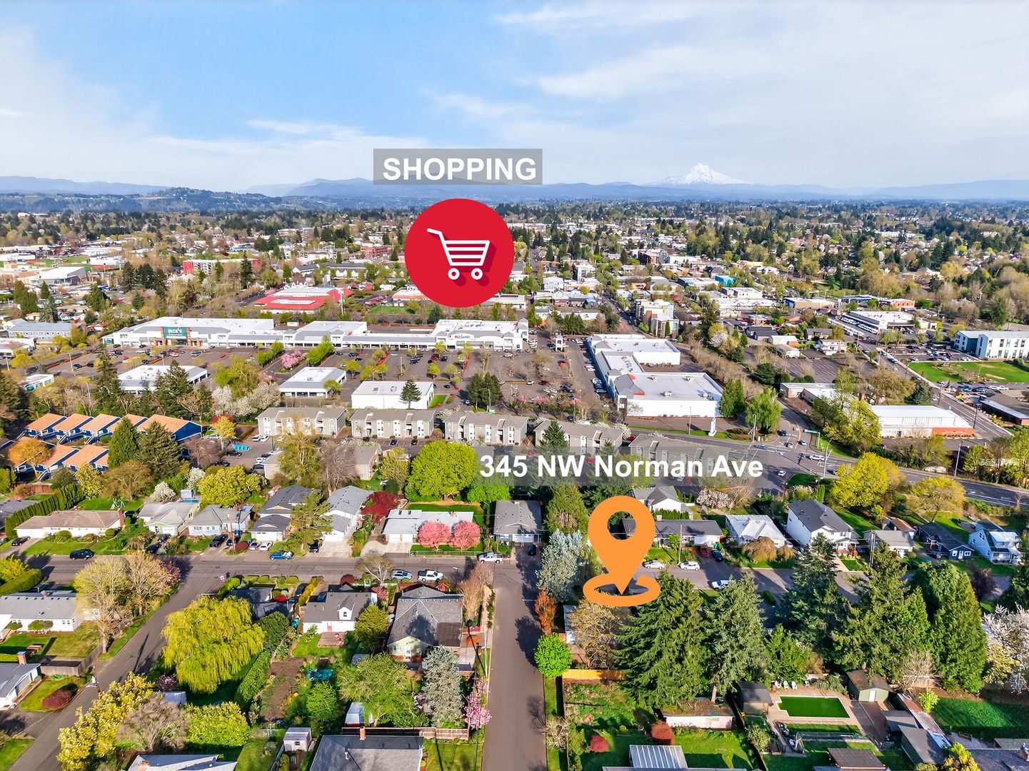 345 NW Norman Ave.  - Gresham - Oregon - 2 bed, 1 bath rental property